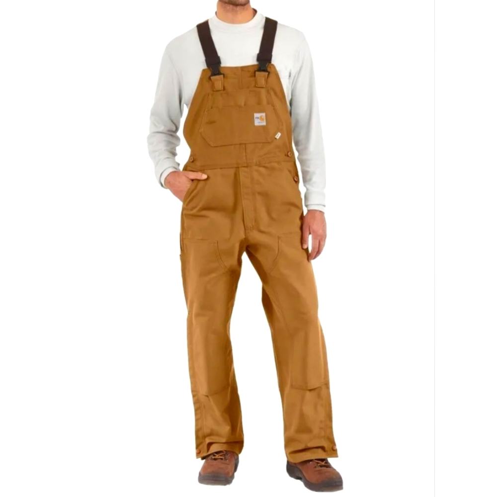 Carhartt Flame Resistant quilt lined  Duck suit overalls 48x32